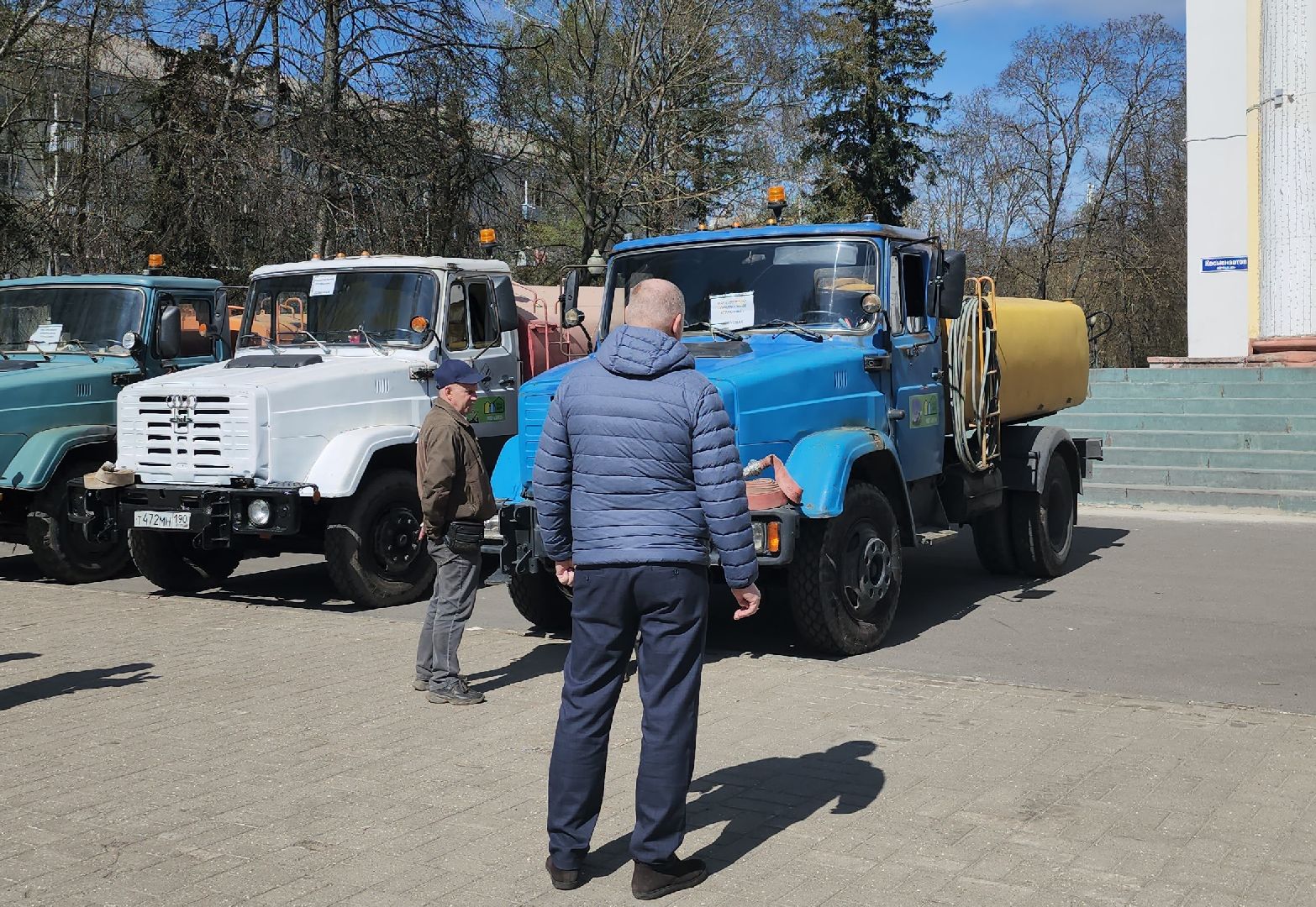 Дубна, Смотр техники, противопожарная безопасность, мособлпожспас, Коммунальная техника,