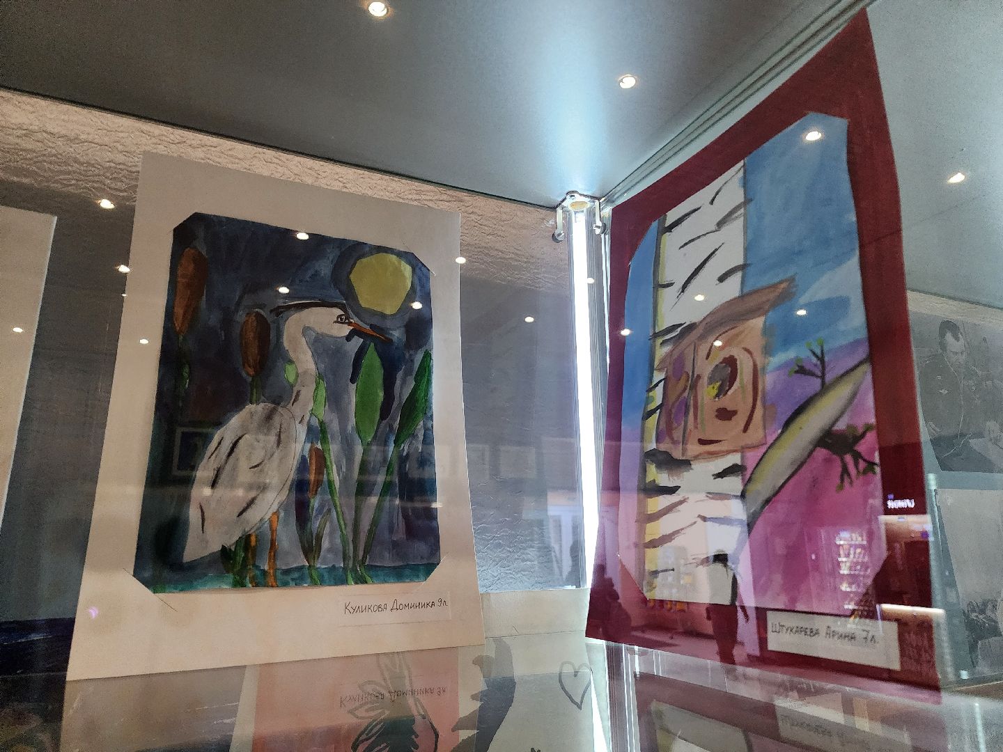 Детский рисунок, Птицы, Выставка, лобня,