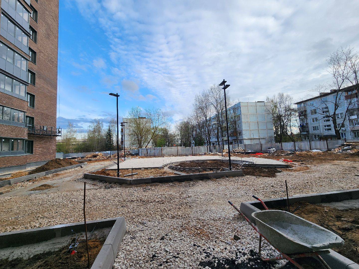 пушкино, новостройка, аварийное жилье, переселение из аварийного жилья,строительные работы,