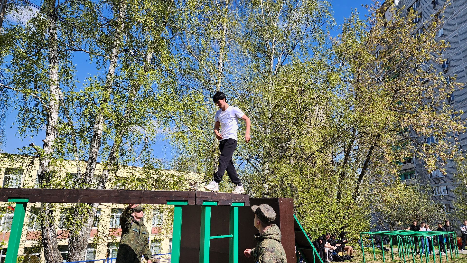 зарница, военная игра, полоса препятствий,