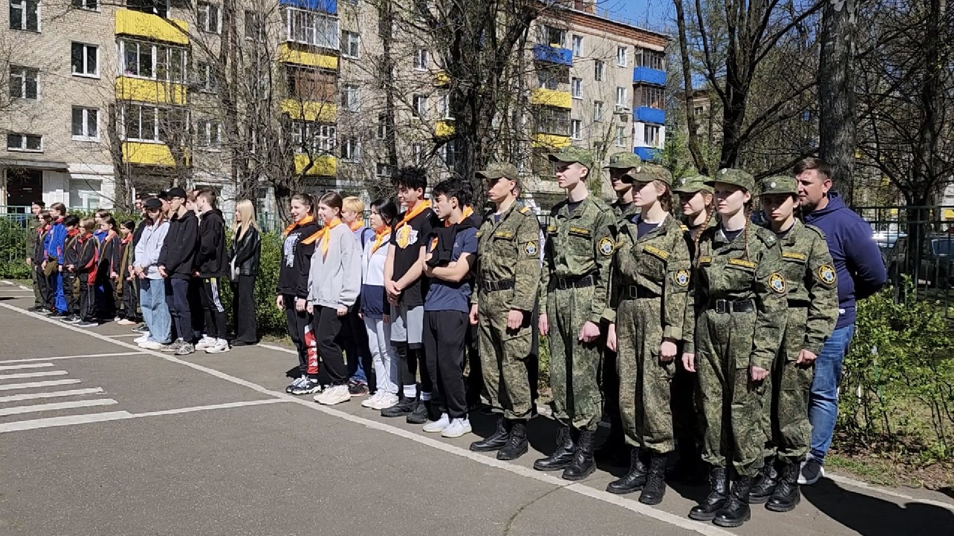 химки, зарница, военно-патриотическая игра, соревнования, школьники,