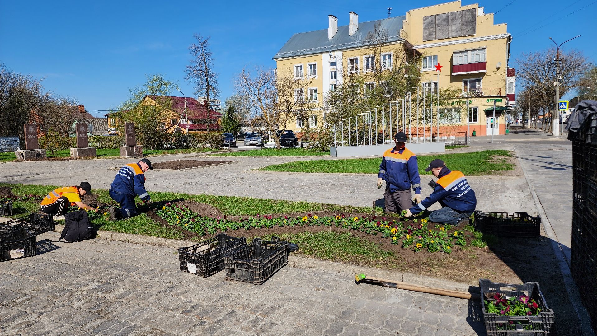 Егорьевск, Цветы, Благоустройство, Подмосковье, московская область,