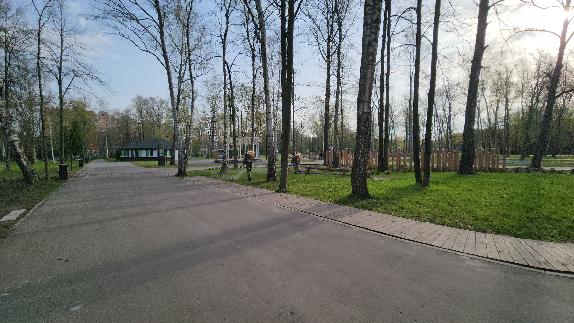 ступино, парки подмосковья, обработка от клещей,