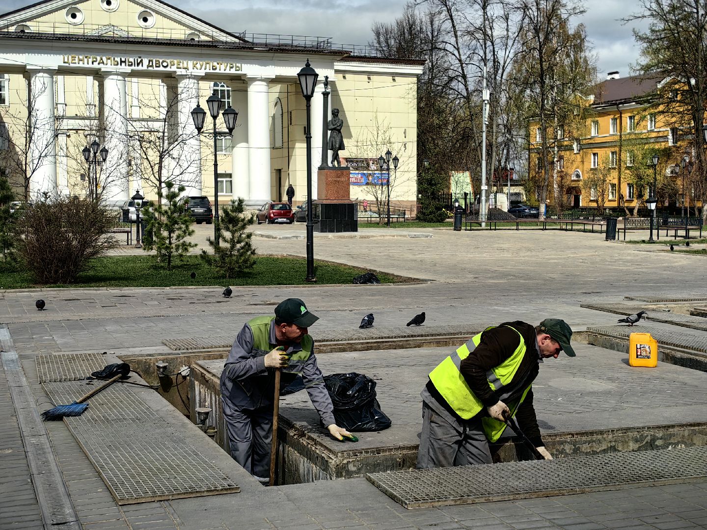 фонтан, летний сезон, открытие, промывка чаш фонтанов, благоуйстройство,