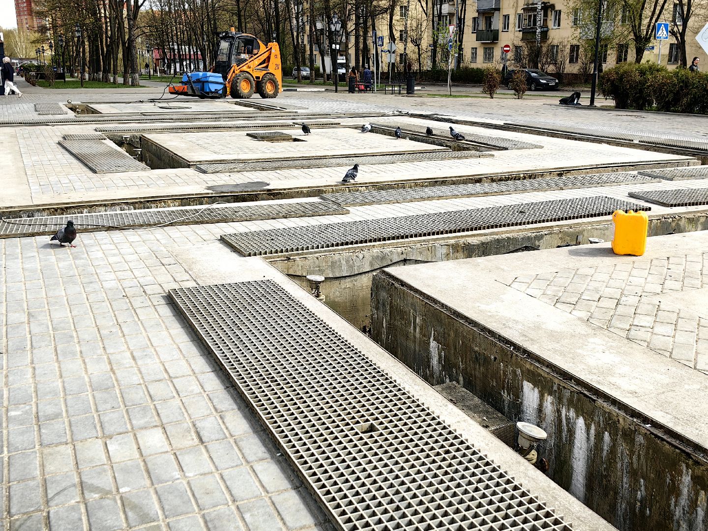 фонтан, летний сезон, открытие, промывка чаш фонтанов, благоуйстройство,