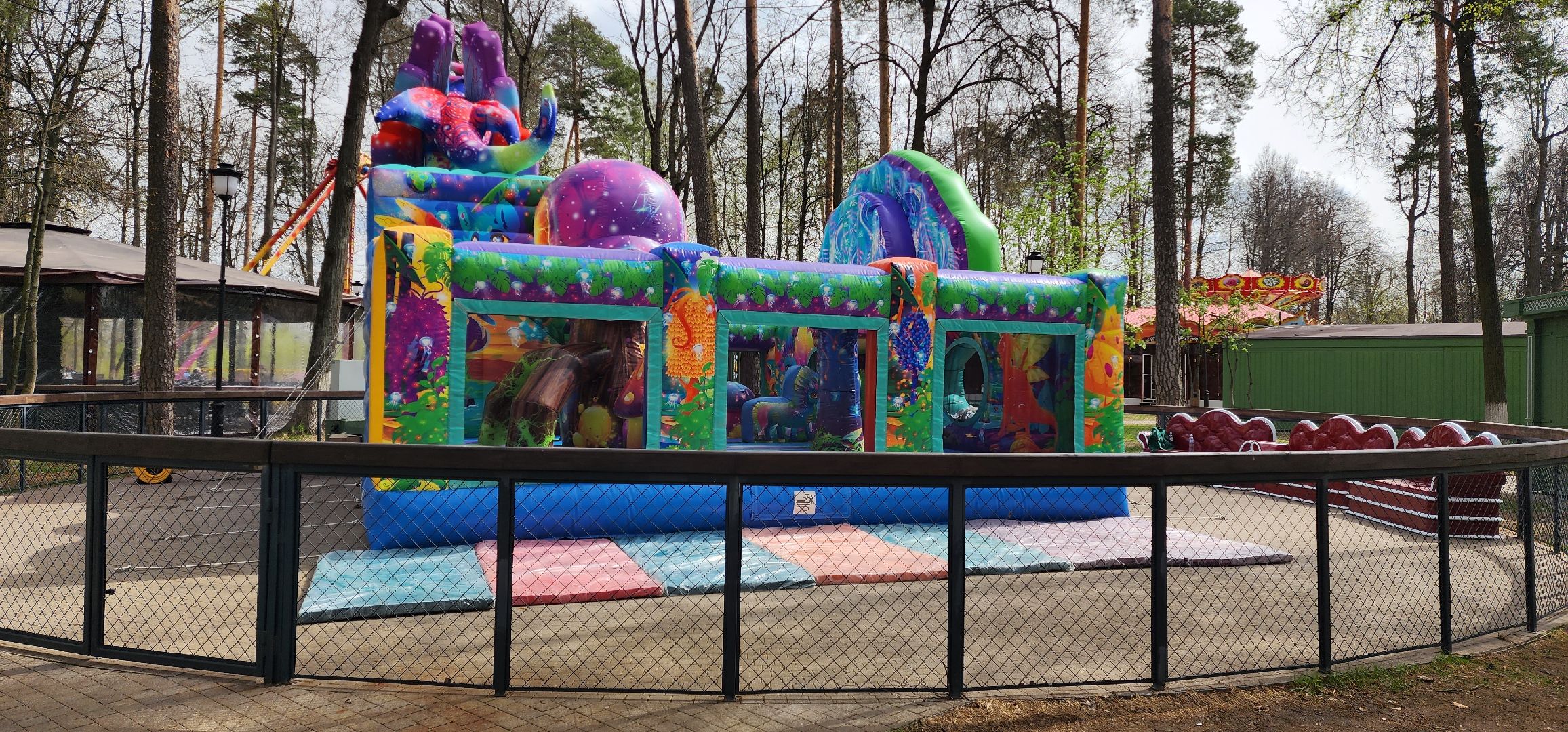 раменское, благоустройство, раменский городской парк, запуск аттракционов,