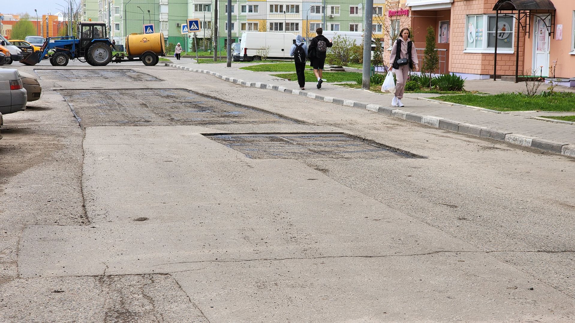 долгопрудный, ямочный ремонт, Проспект Ракетостроителей, владислав юдин, ремонт картами,