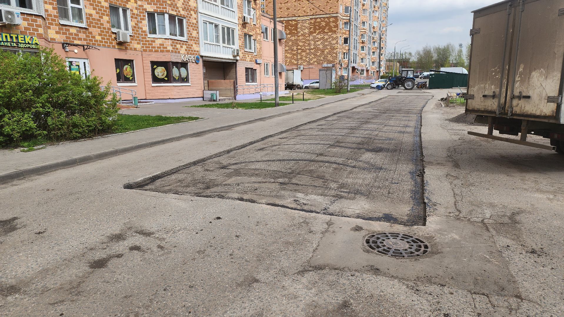 долгопрудный, ямочный ремонт, Проспект Ракетостроителей, владислав юдин, ремонт картами,