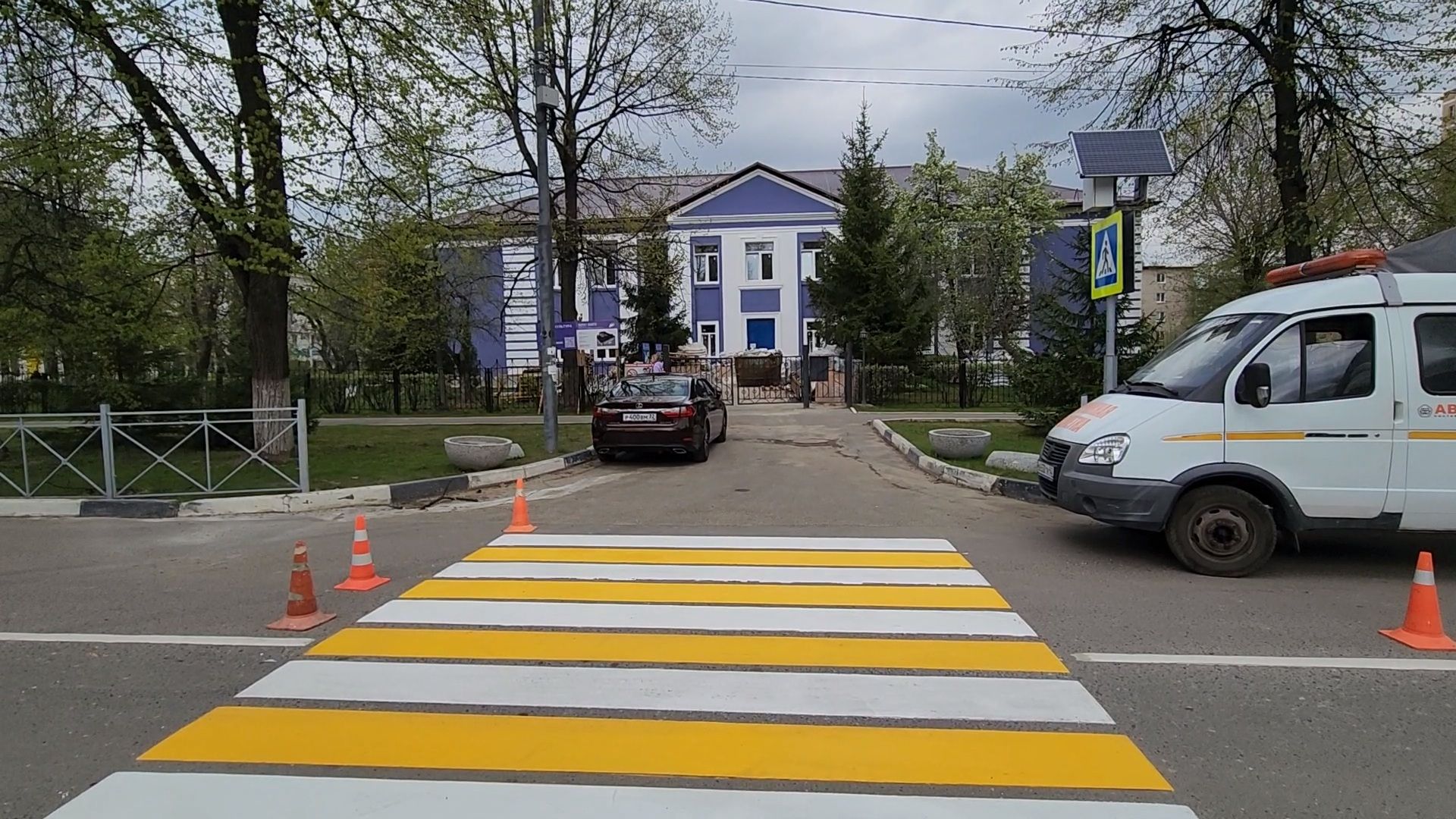 ступино, дорожная разметка, городские дороги,