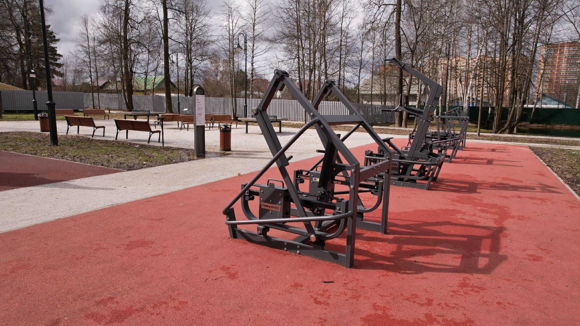 видео с коптера, парк, лобня, киово,