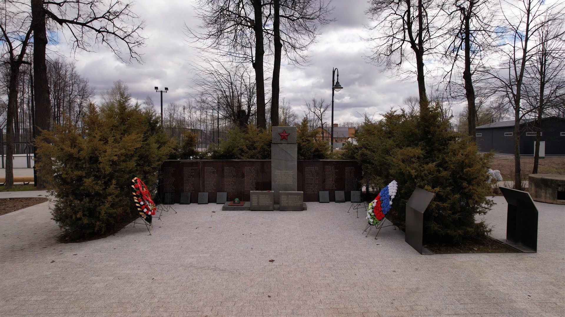 видео с коптера, парк, лобня, киово,