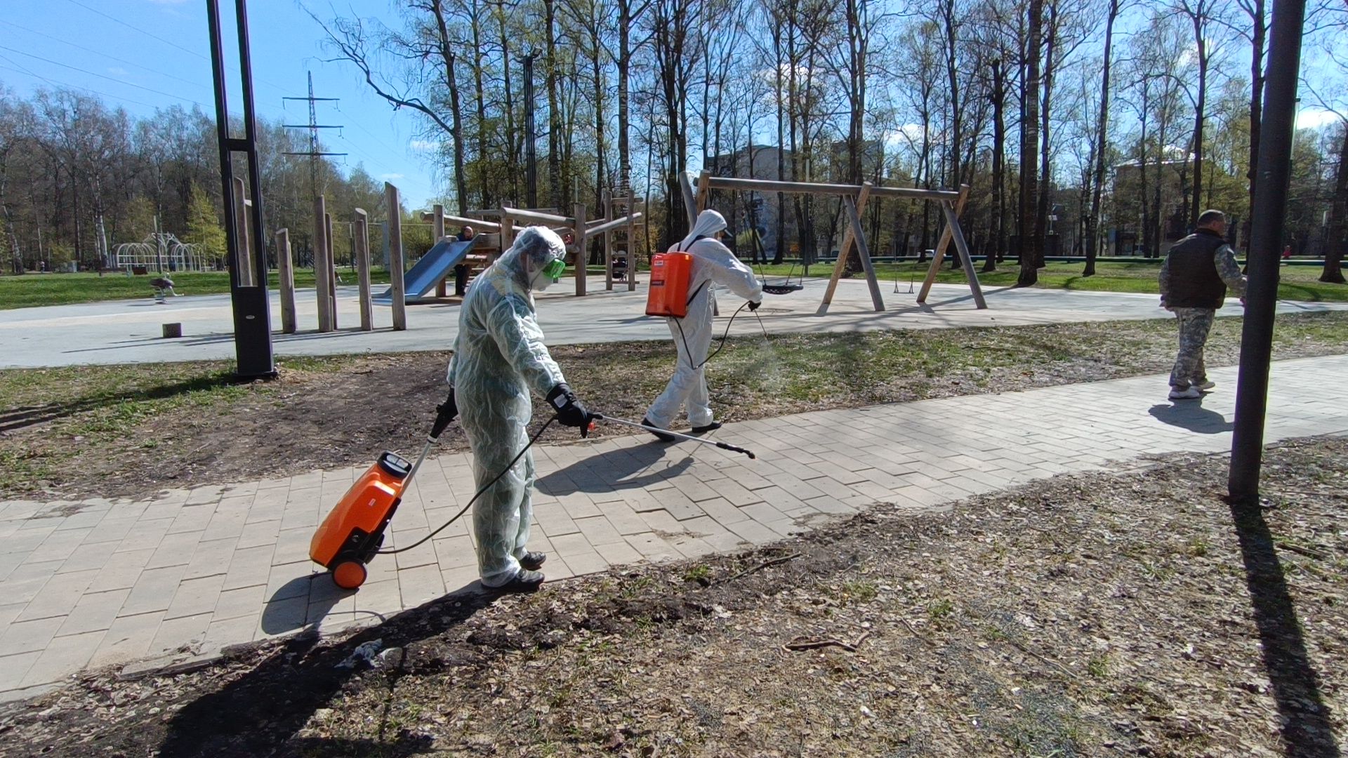 клещи, парк, дезинсекция, лобня,