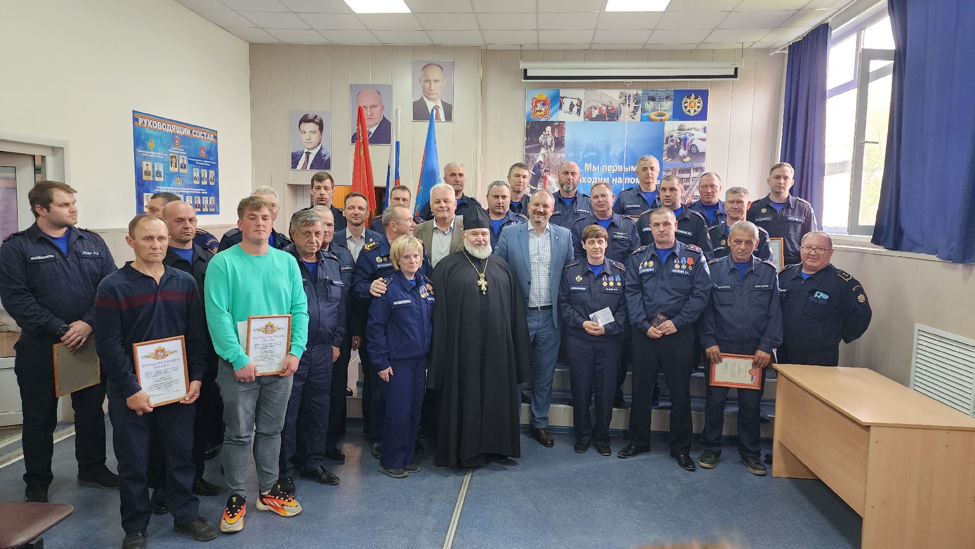 кашира, пожарная охрана, день пожарной охраны, псч 220, мособлпожспас, почетная грамота, большое руново,