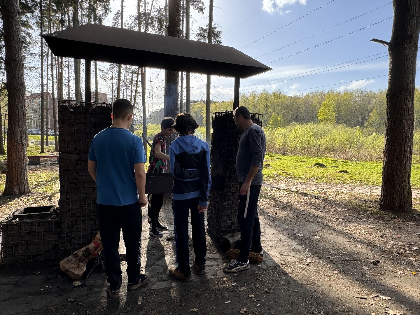 Одинцово, сезон шашлыков, зона барбекю,