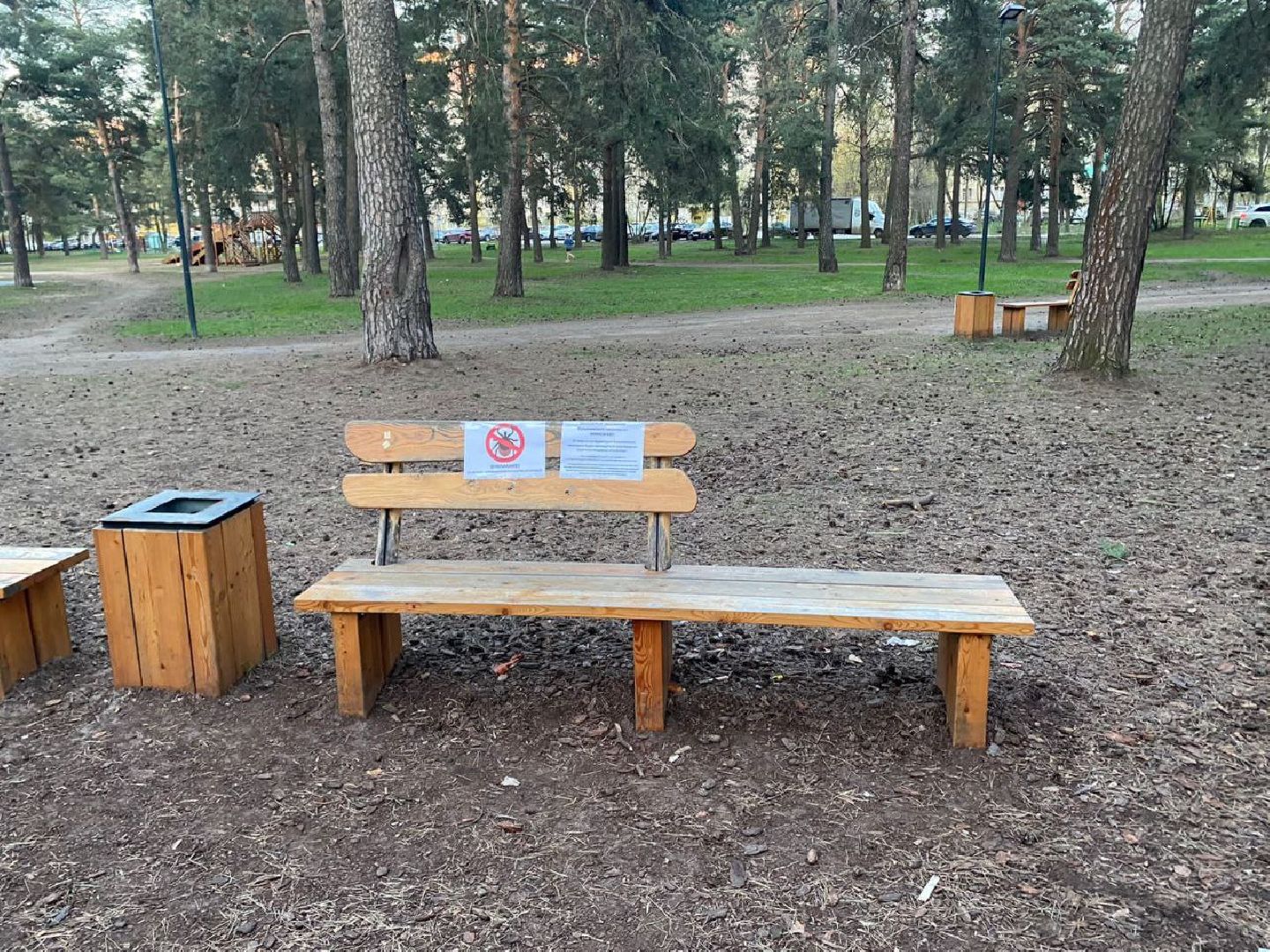 противоклещевая обработка, кузьминский лес,