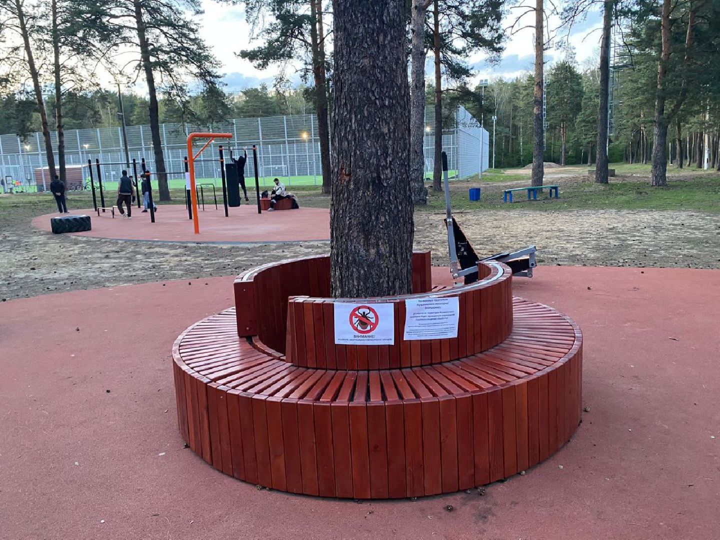 противоклещевая обработка, кузьминский лес,