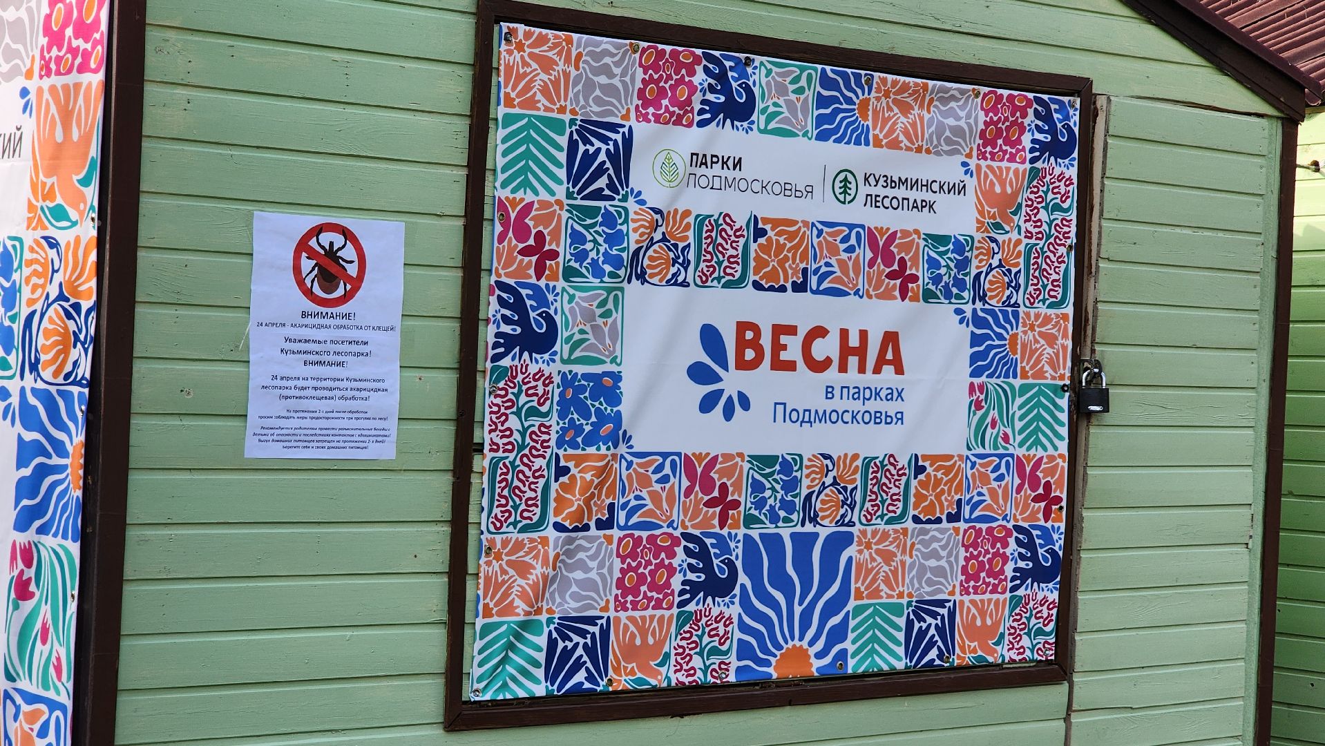 противоклещевая обработка, кузьминский лес,