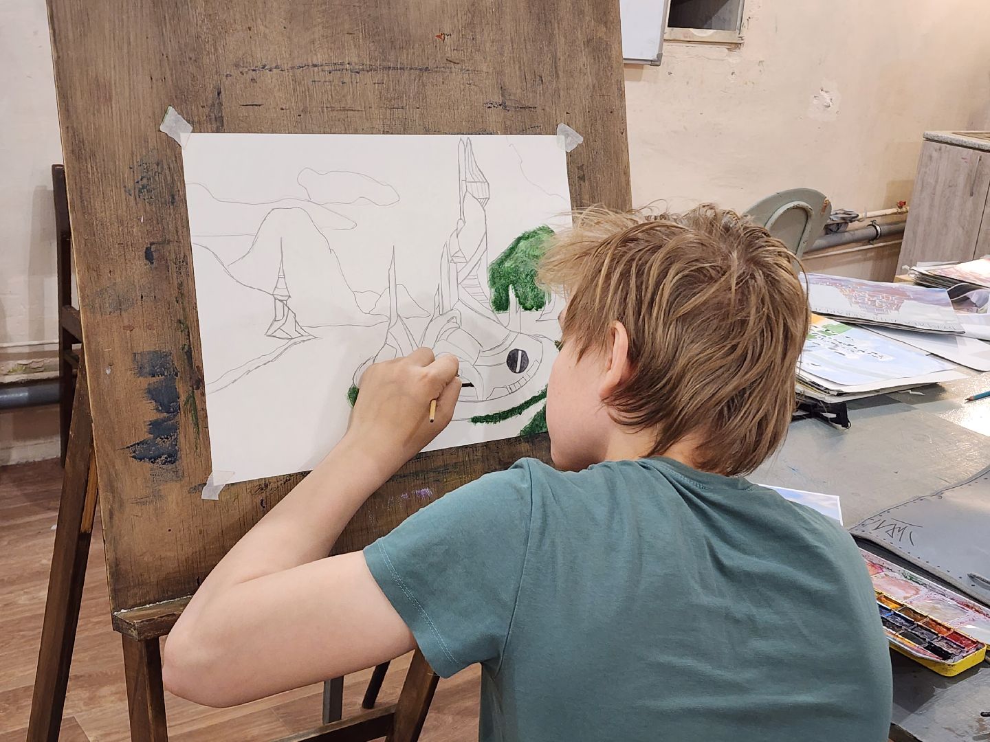 живопись, Фантастика, Рисунок, лобня,