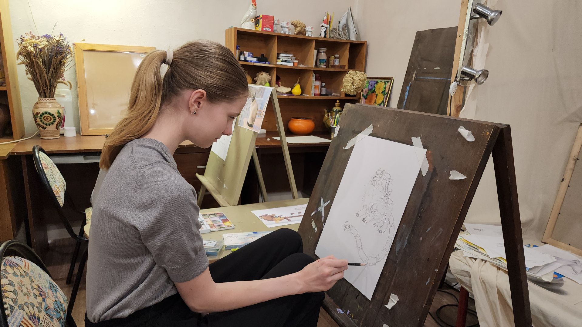 живопись, Фантастика, Рисунок, лобня,