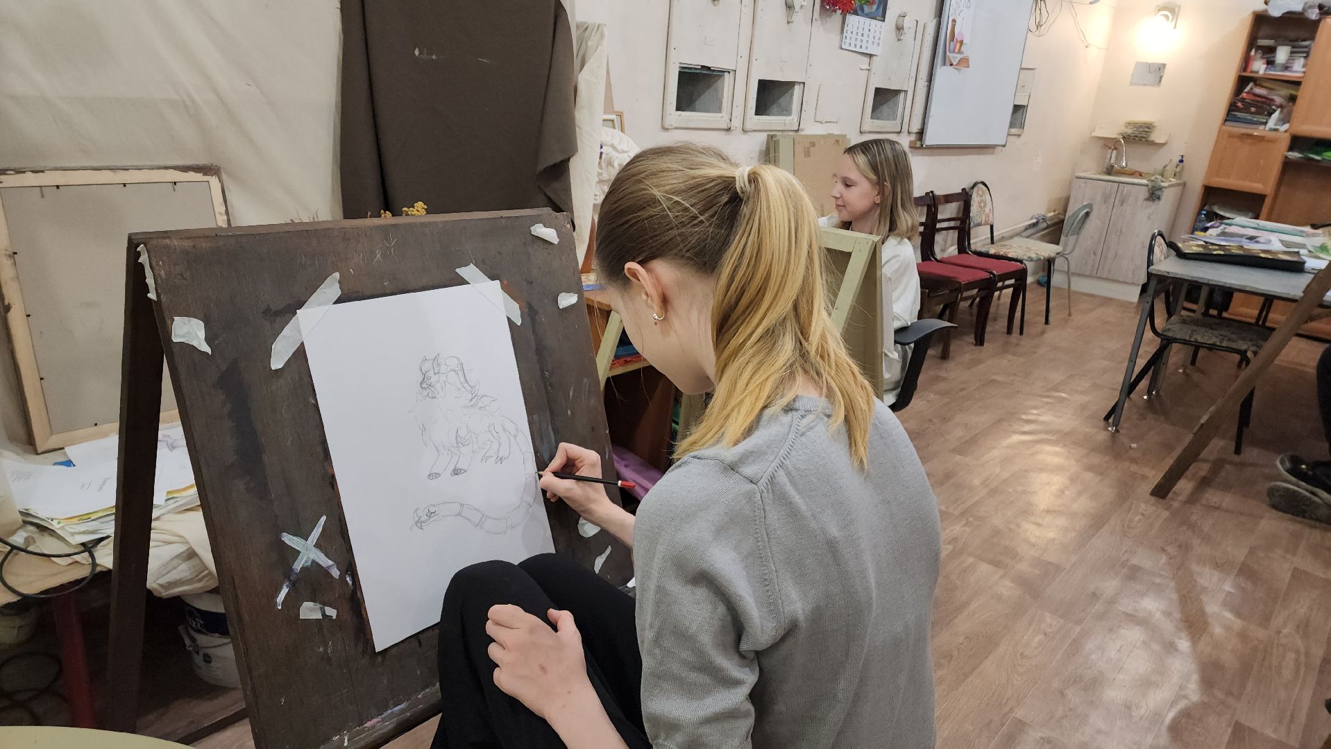 живопись, Фантастика, Рисунок, лобня,