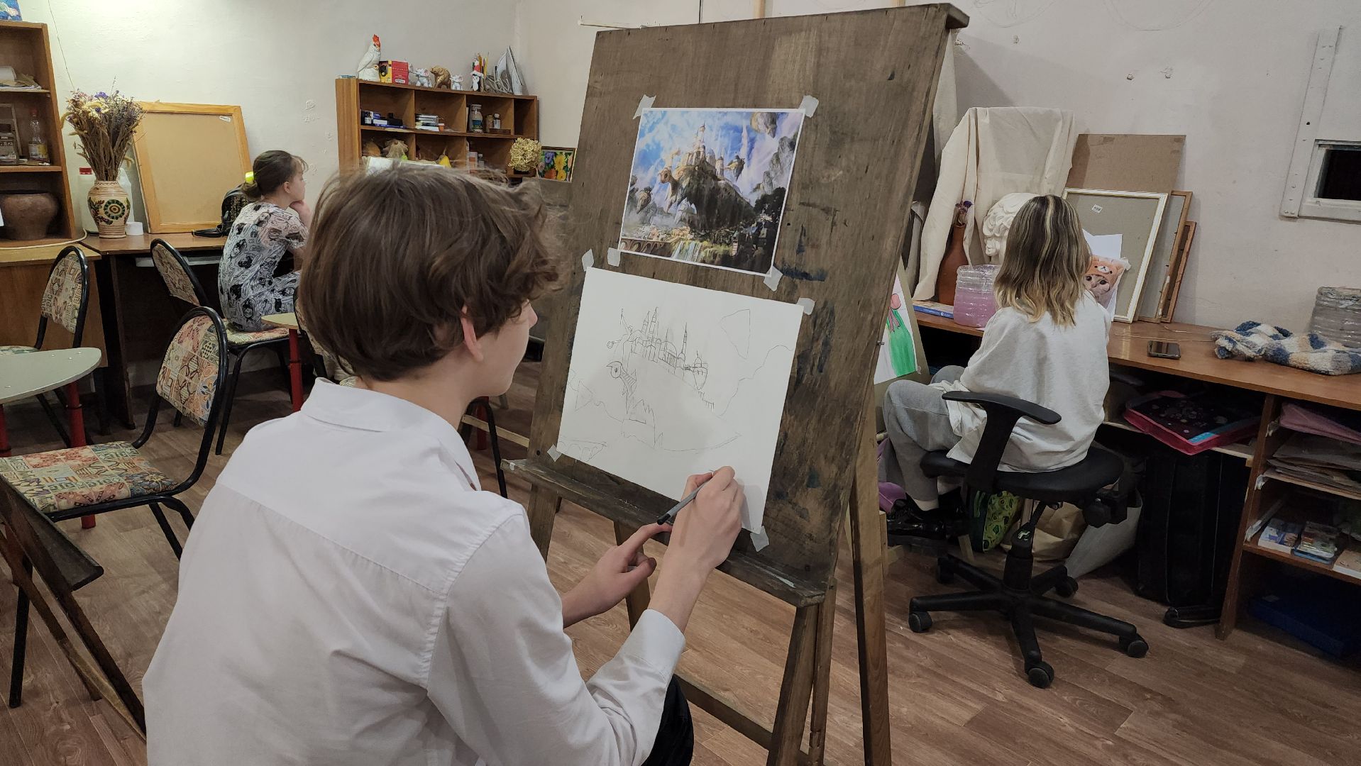 живопись, Фантастика, Рисунок, лобня,