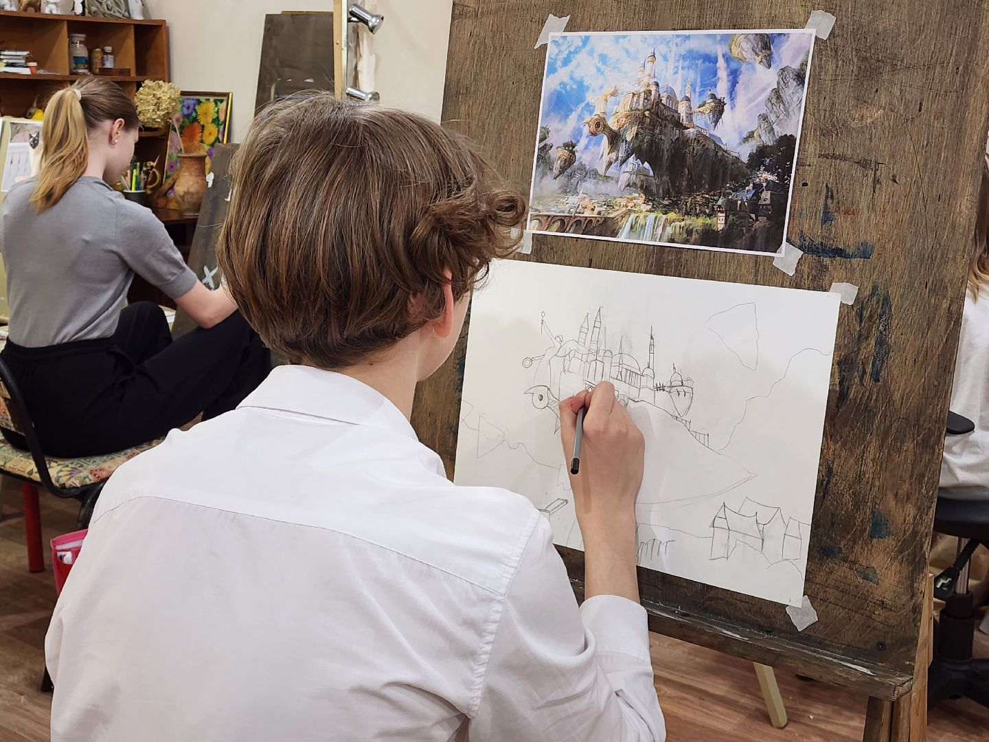 живопись, Фантастика, Рисунок, лобня,