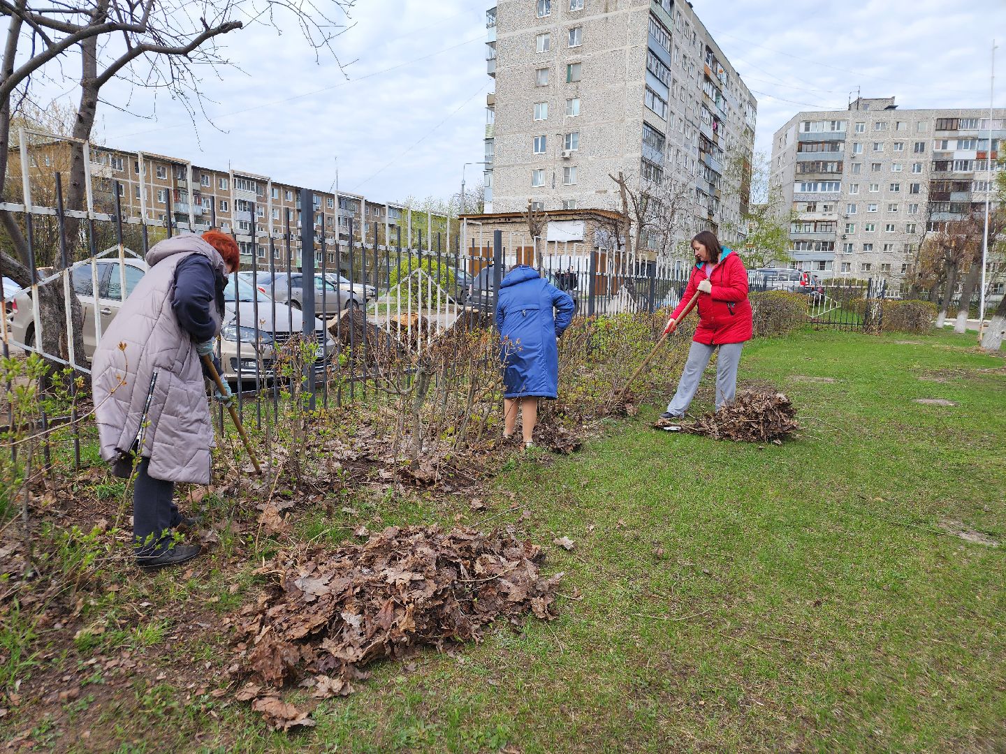 субботник, орехово-зуевский округ,