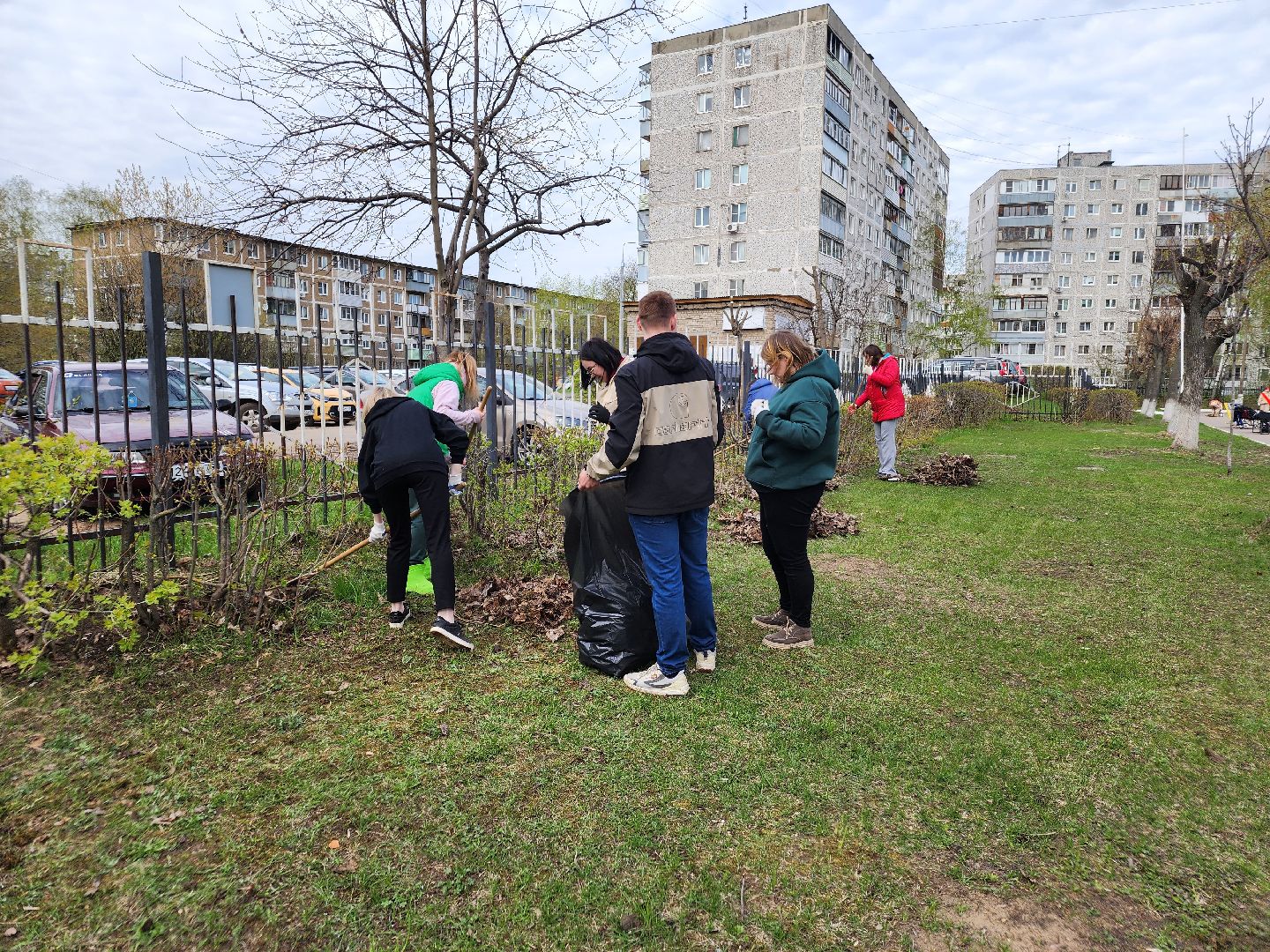 субботник, орехово-зуевский округ,