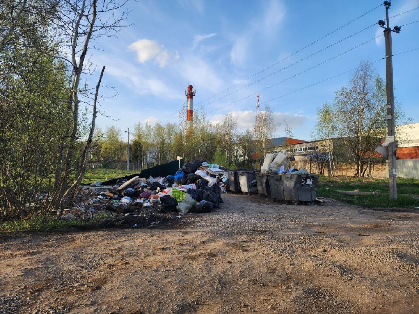 чехов, выездная администрация, жители, дорога, контейнерная площадка,