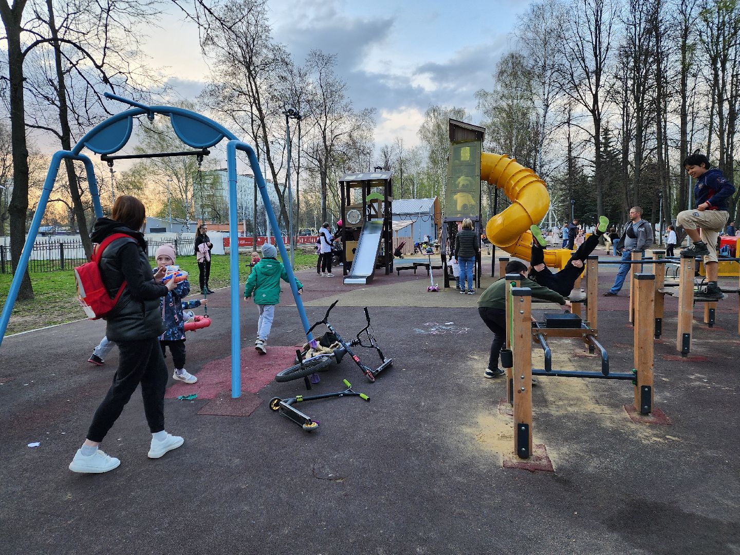 пушкино, акция, день добрых дел, акция в городском парке, школьники,