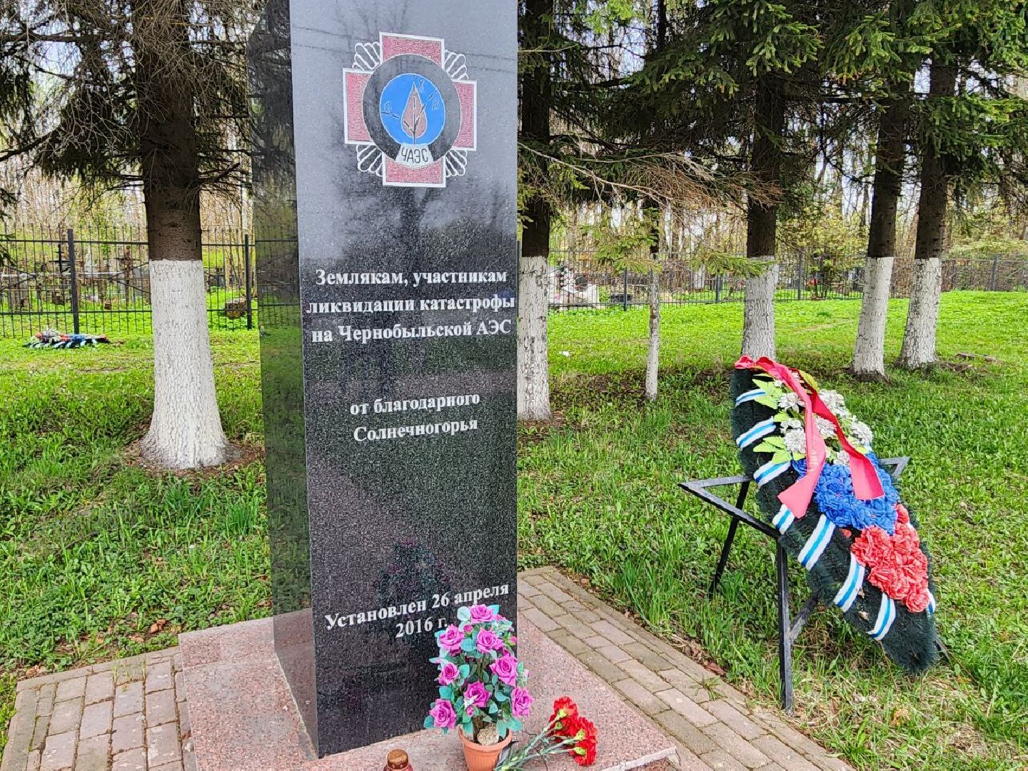 Солнечногорск, Возложение цветов, Жертвы Чернобыля, День памяти, Жители,