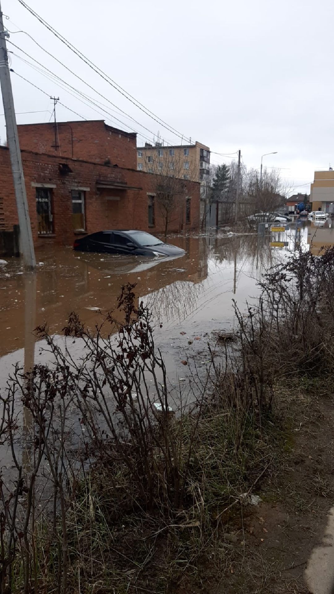 Звенигород, Одинцово, авария, потоп, МЧС, Пожарные, Гражданская защита, новостройка, половодье, затопление