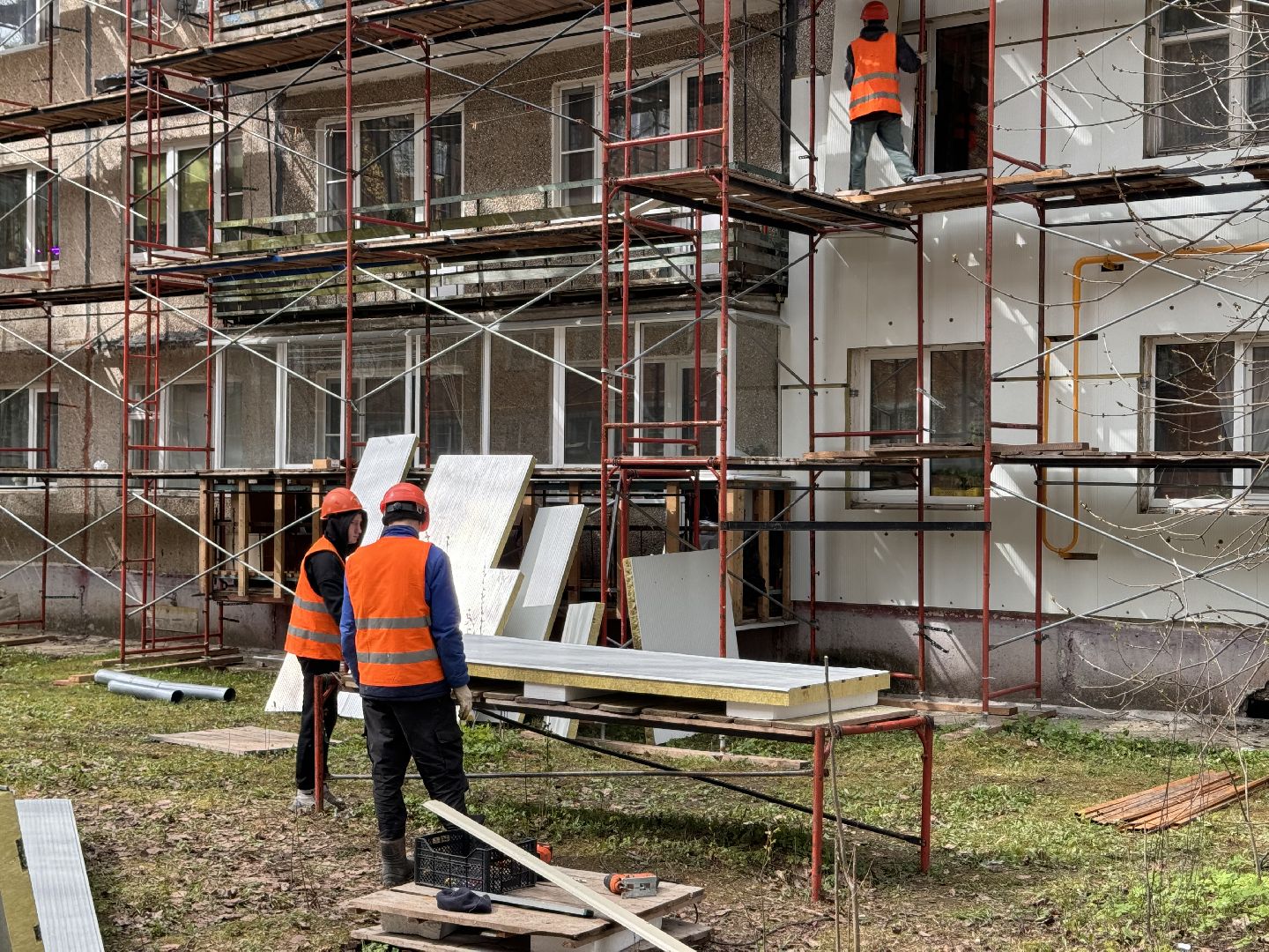 шаховская, утепление, дома, облицовка домов,