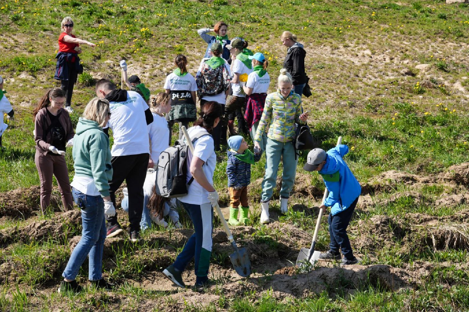Сергиев Посад, День добрых дел, Акция, Сергиево-Посадский городской округ, Посадка деревьев, Школьники, Образование, Экология, Добро, Дети,