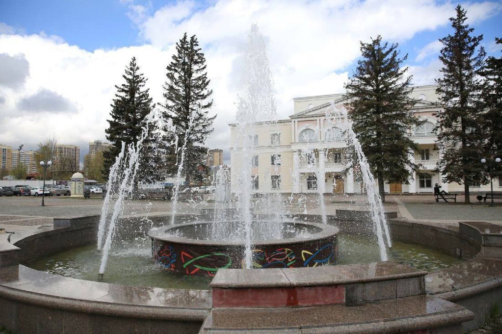 долгопрудный, фонтаны, благоустройство,парки,