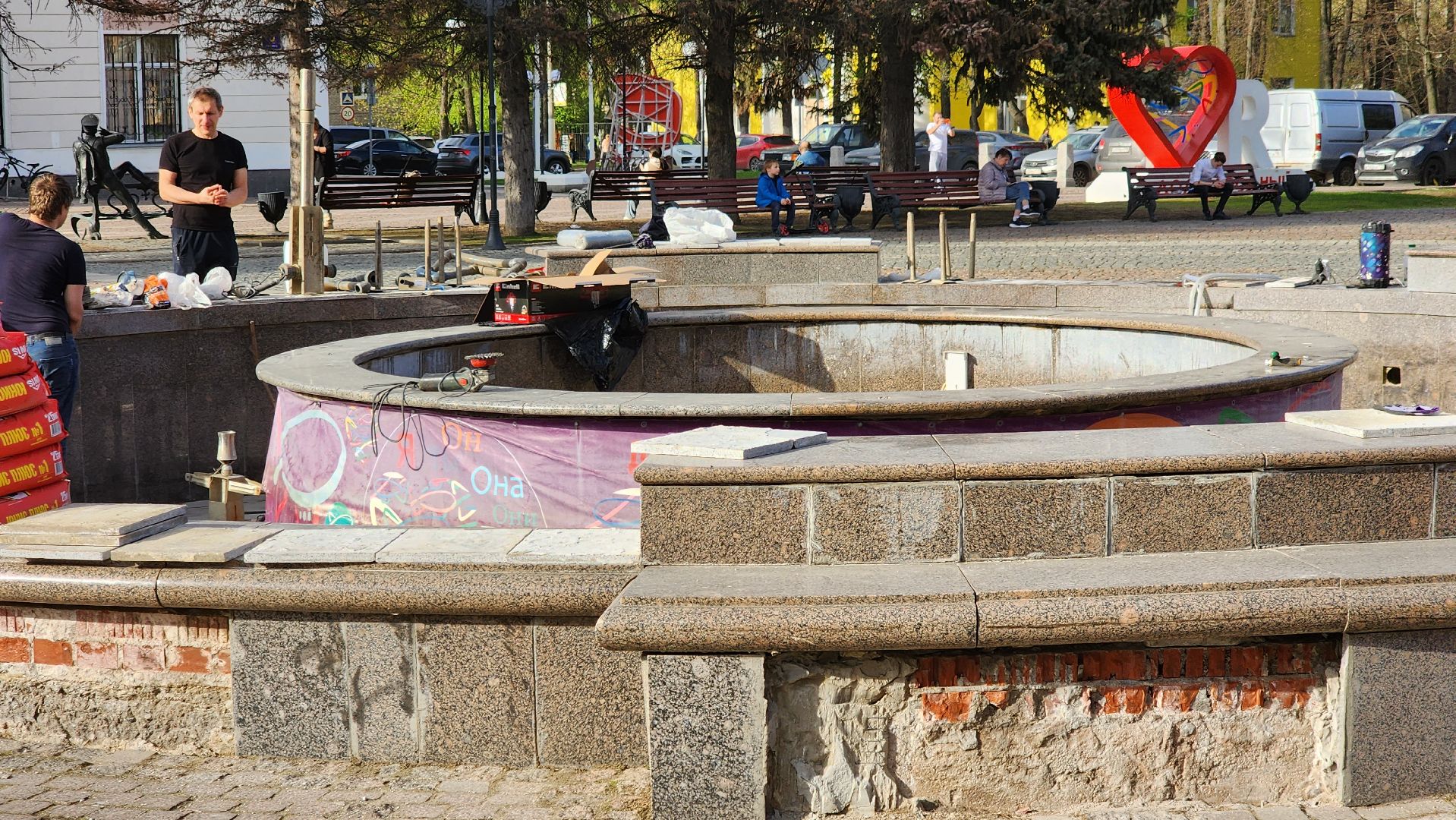 долгопрудный, фонтаны, благоустройство,парки,