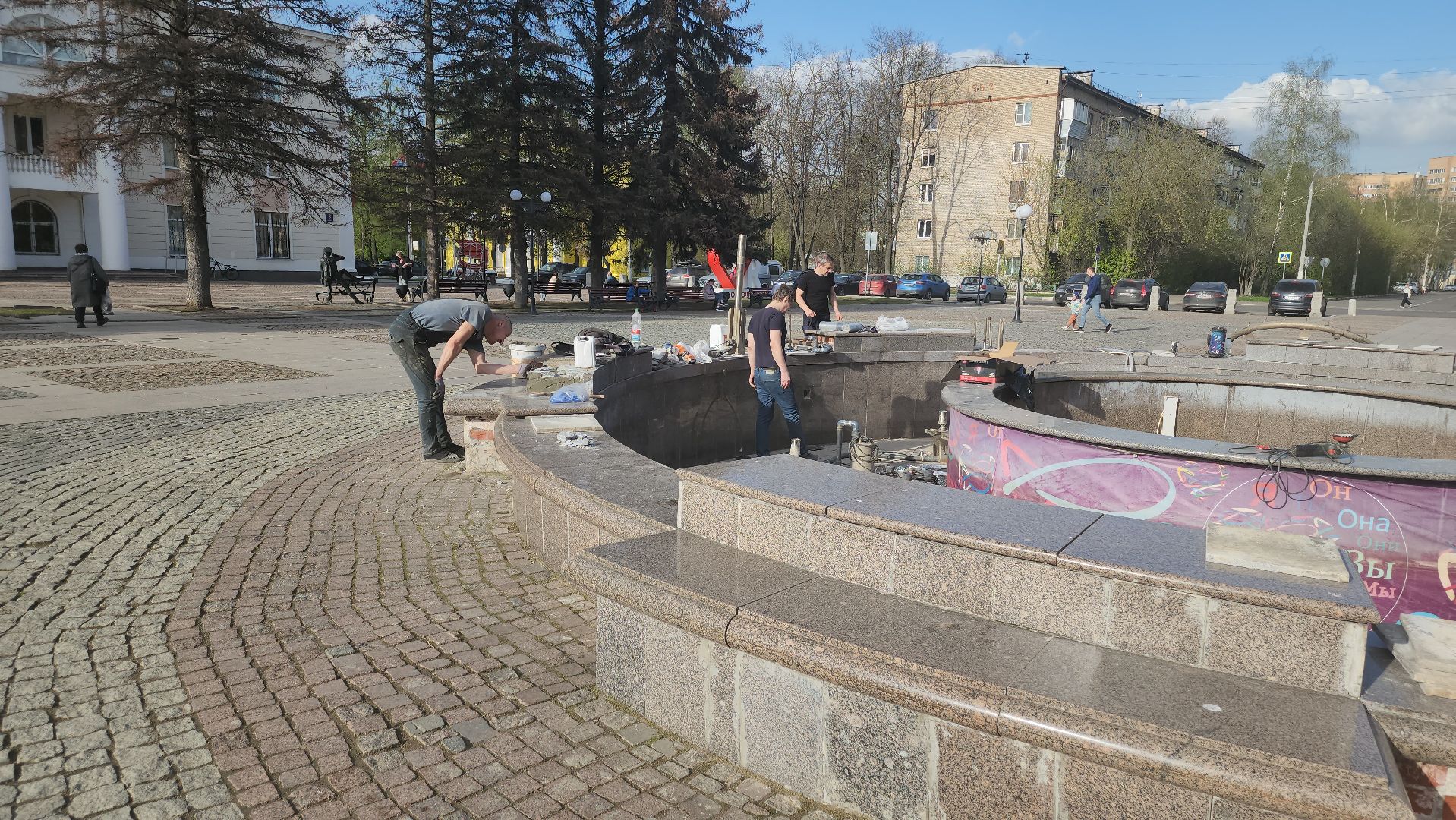 долгопрудный, фонтаны, благоустройство,парки,