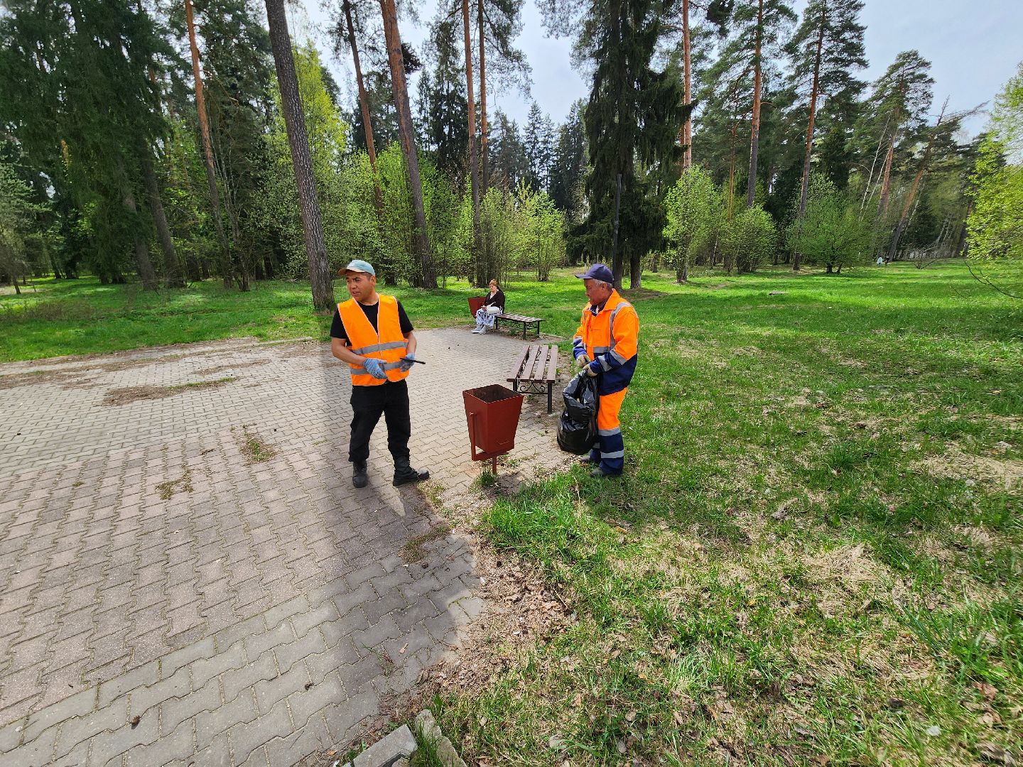 красноармейск, г.о. пушкинский, уборка общественных территорий, места отдыха,