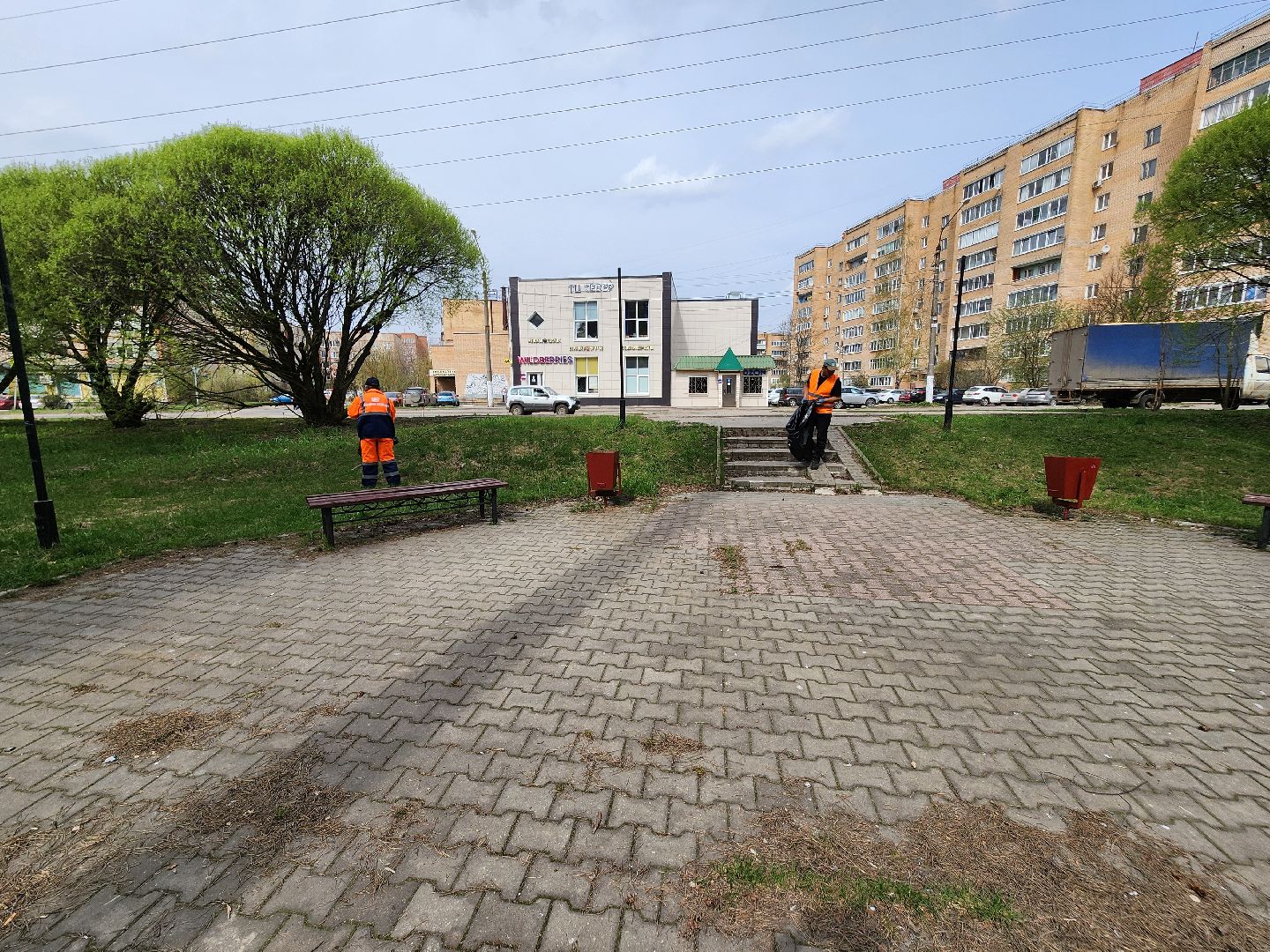 красноармейск, г.о. пушкинский, уборка общественных территорий, места отдыха,