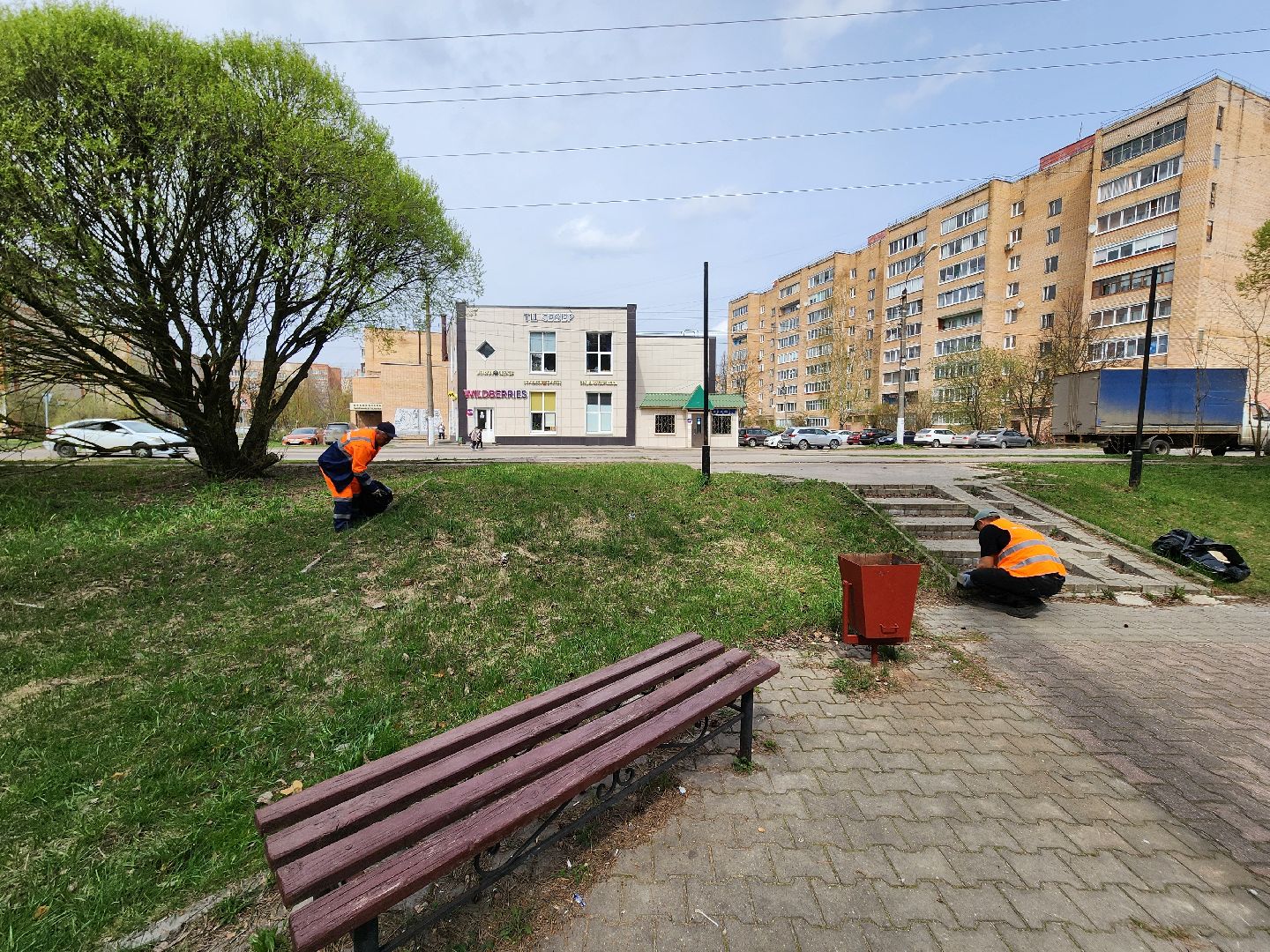 красноармейск, г.о. пушкинский, уборка общественных территорий, места отдыха,