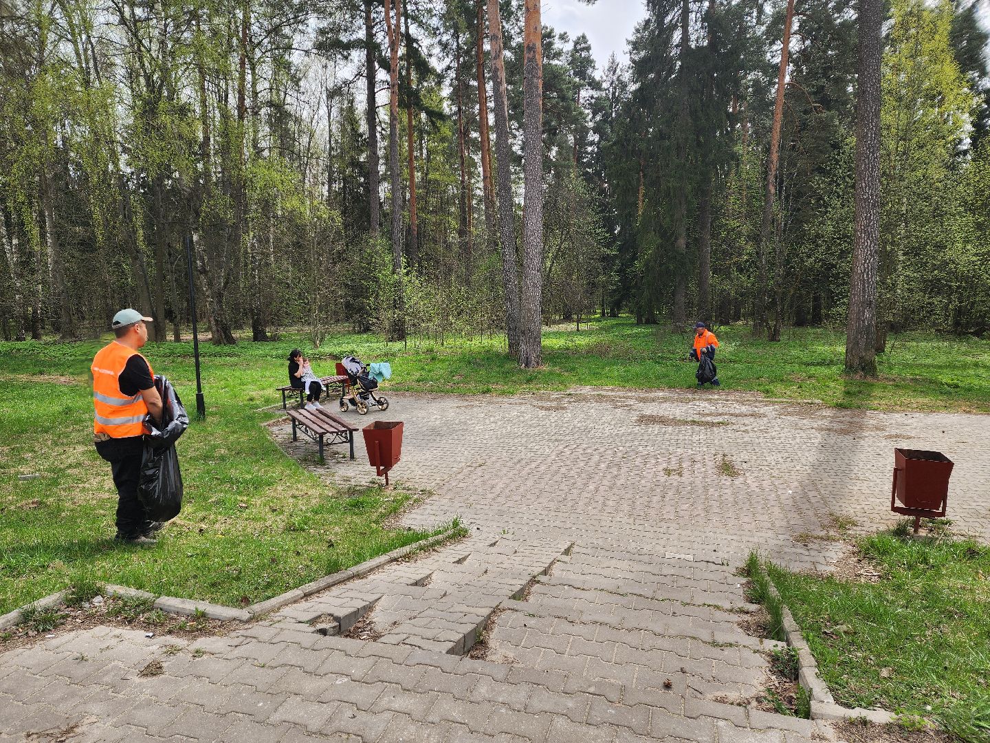 красноармейск, г.о. пушкинский, уборка общественных территорий, места отдыха,