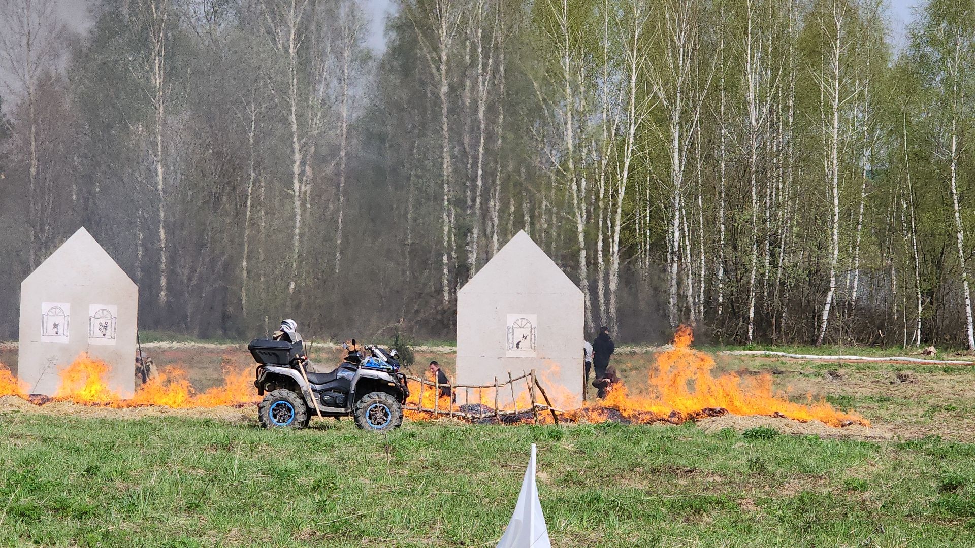 тактико-специальные учения, пожароопасный сезон, тушение пожаров, деревня Боровково, Богородский городской округ,