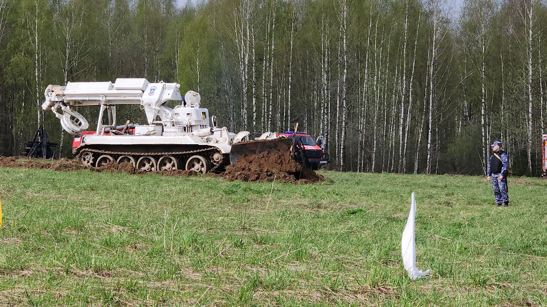 тактико-специальные учения, пожароопасный сезон, тушение пожаров, деревня Боровково, Богородский городской округ,