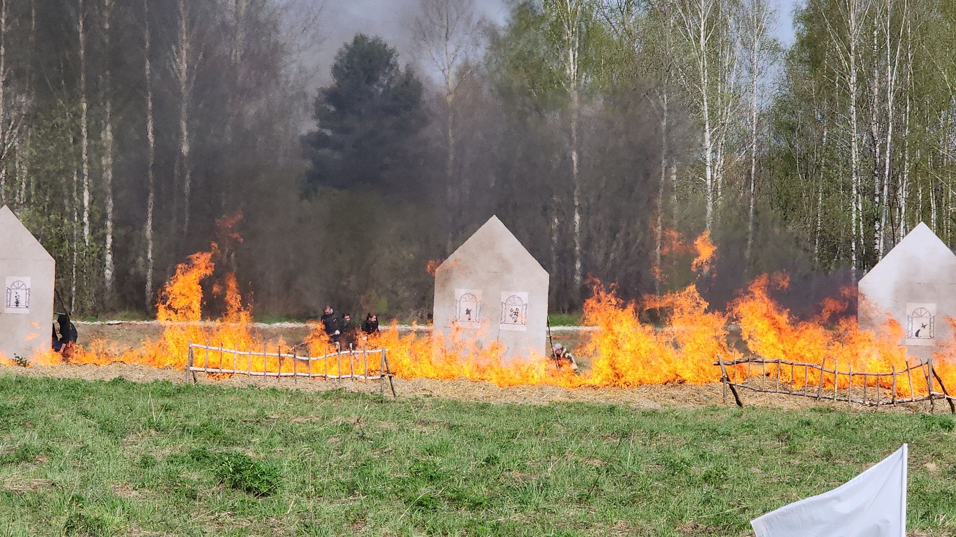 тактико-специальные учения, пожароопасный сезон, тушение пожаров, деревня Боровково, Богородский городской округ,
