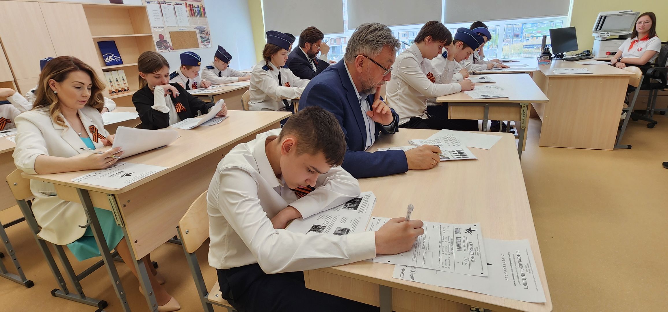 Диктант Победы, школа 9, Домодедово,