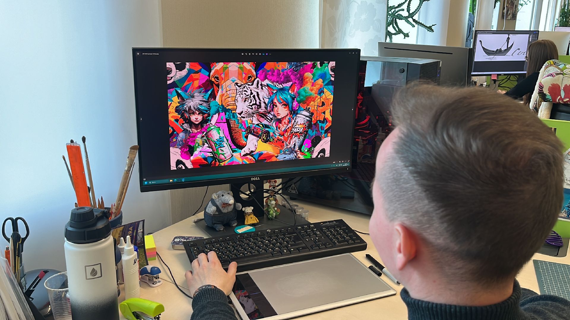 обои, фабрика, фабрика обоев, нейросети, нейросеть, искусственный интеллект,