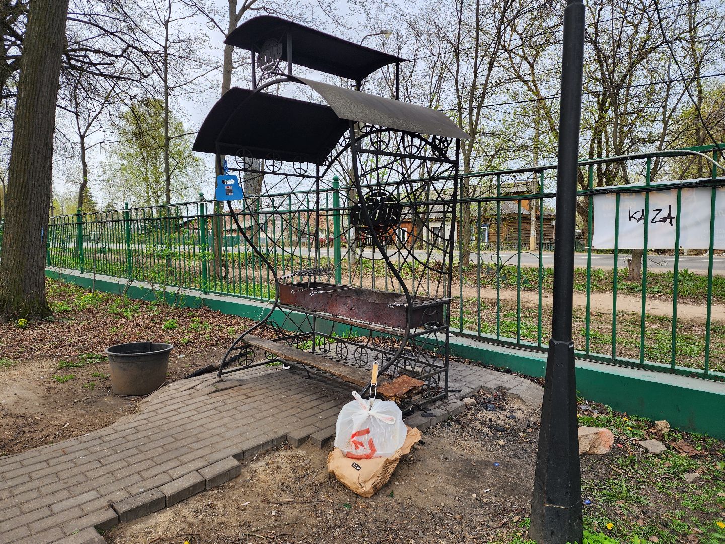 пушкино, берёзовая роща, шашлыки, отдых на природе,