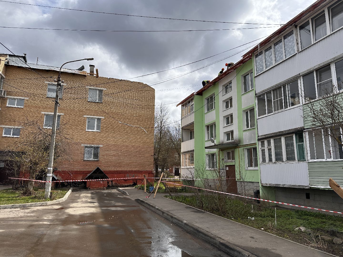 Клин, общество, строительство, крыши,