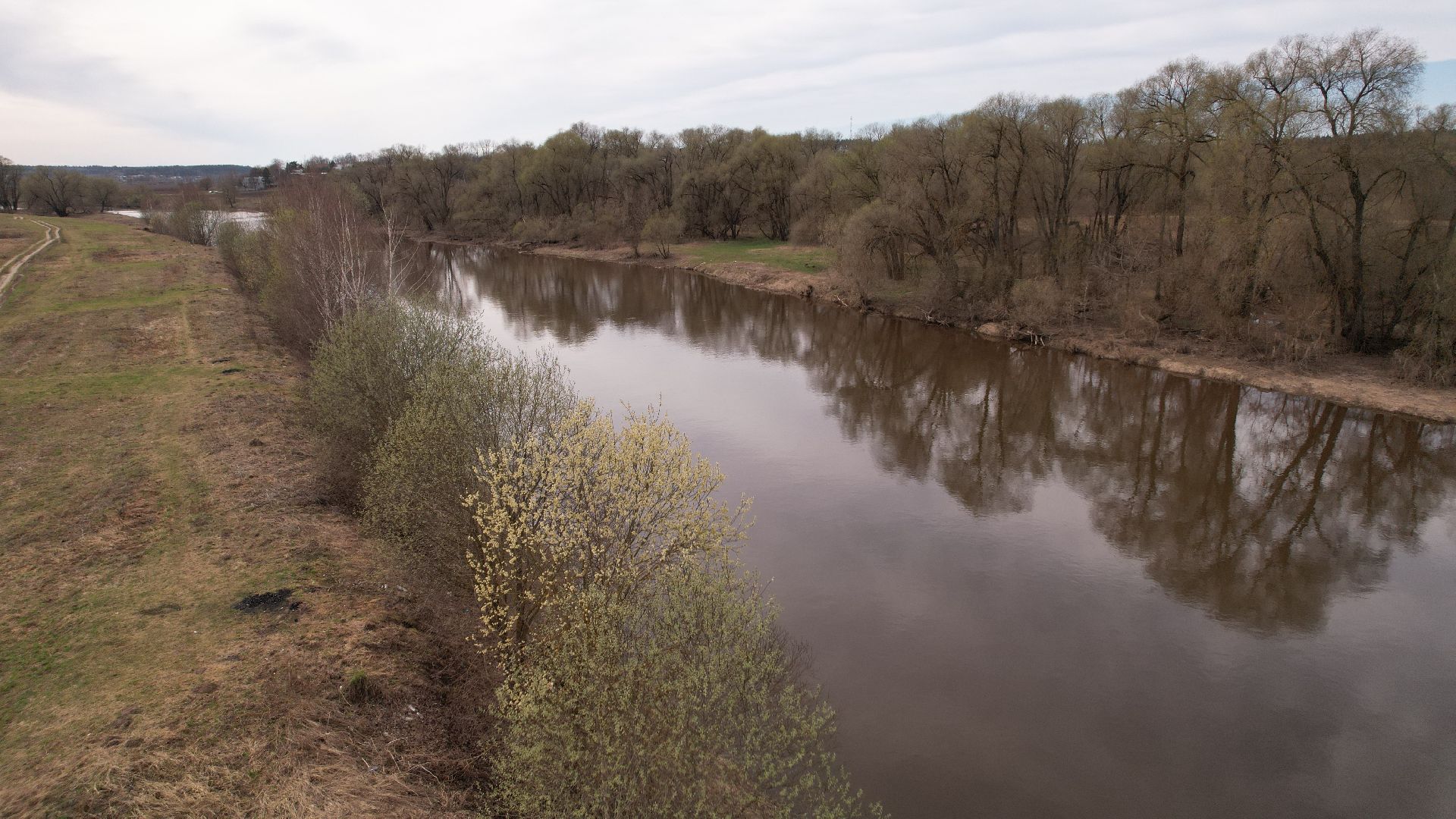 видео с коптера, звенигород, смотровая площадка,