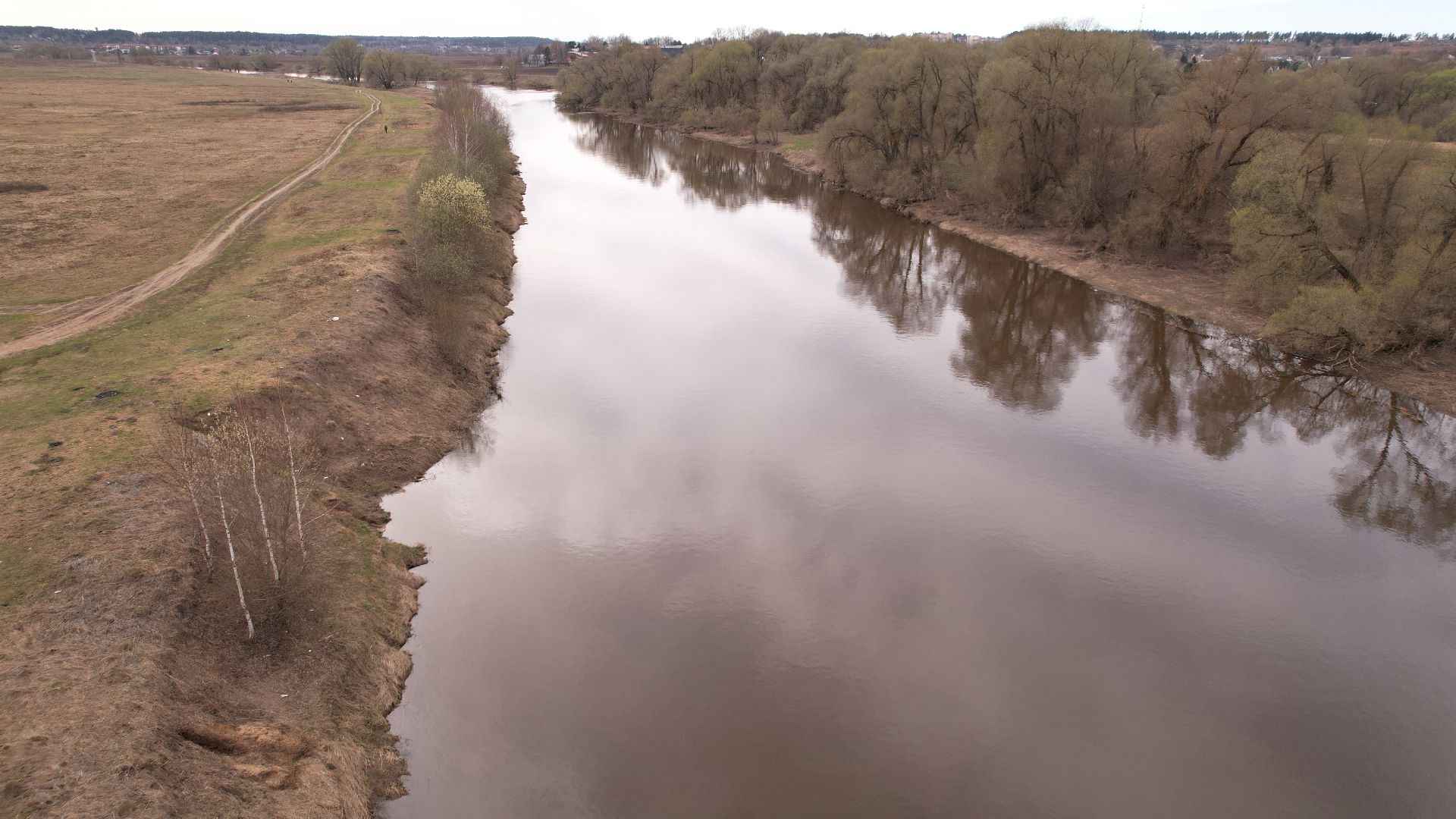 видео с коптера, звенигород, смотровая площадка,
